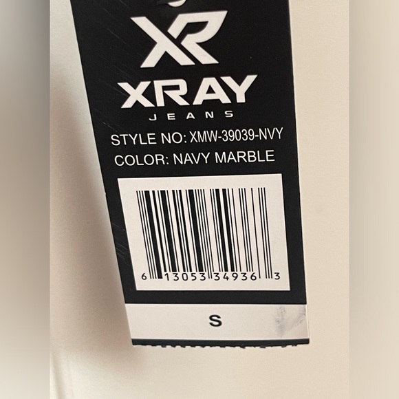 NWT Men’s X-RAY Long Sleeve Quarter Zip Knit Sweater in Navy Marble, Size Small - Picture 10 of 13